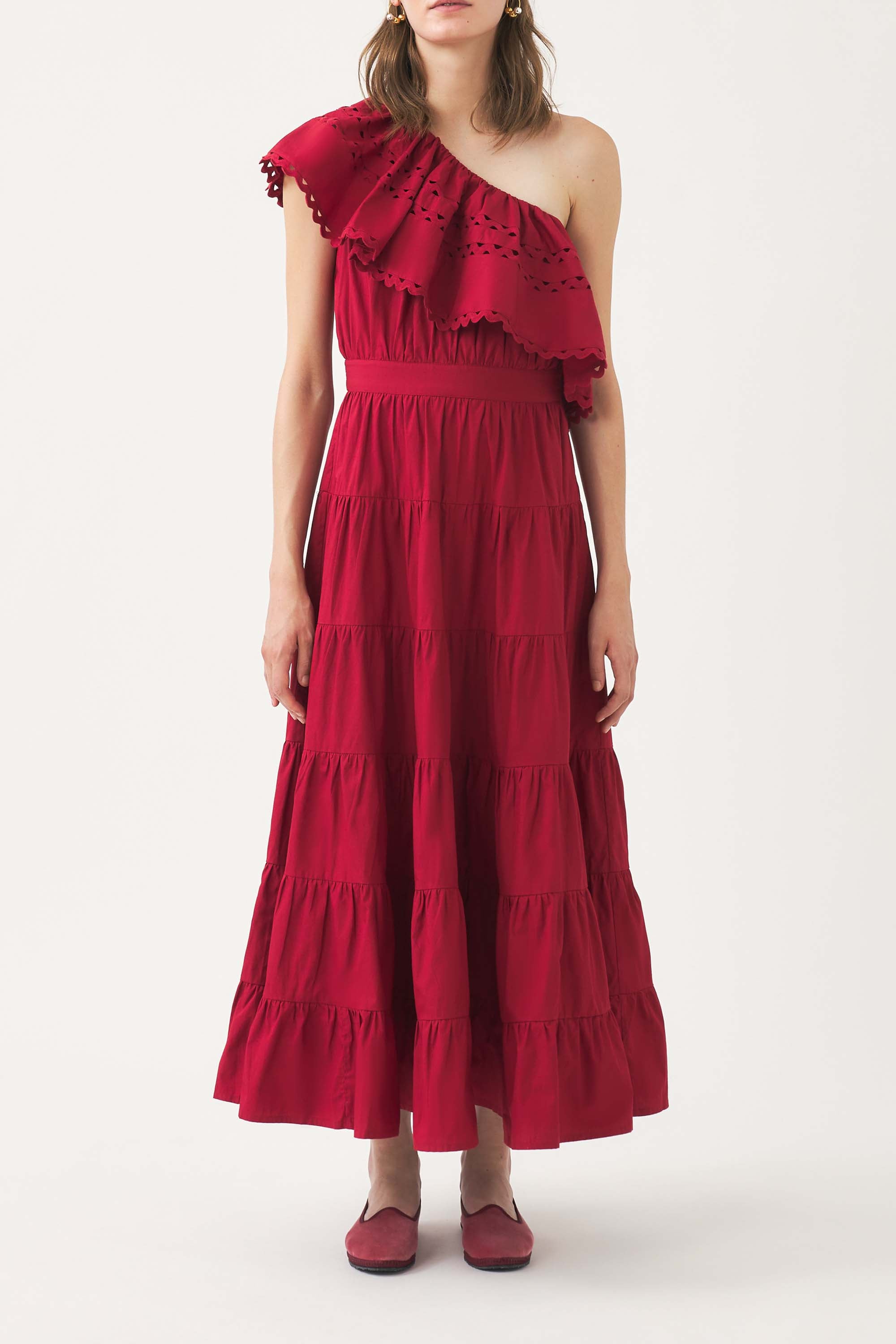 Robe longue asymétrique Rodo