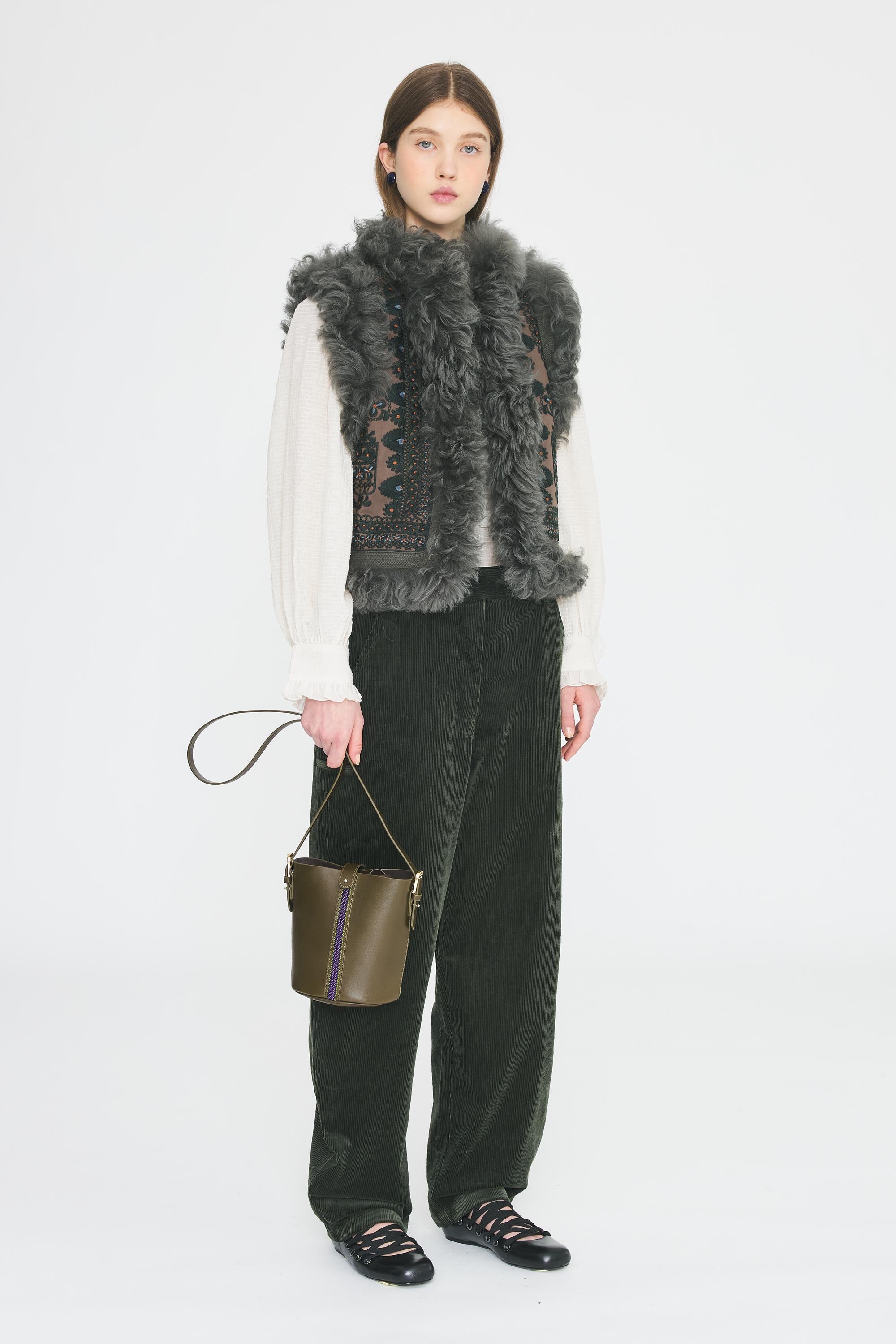 Sandora fur vest