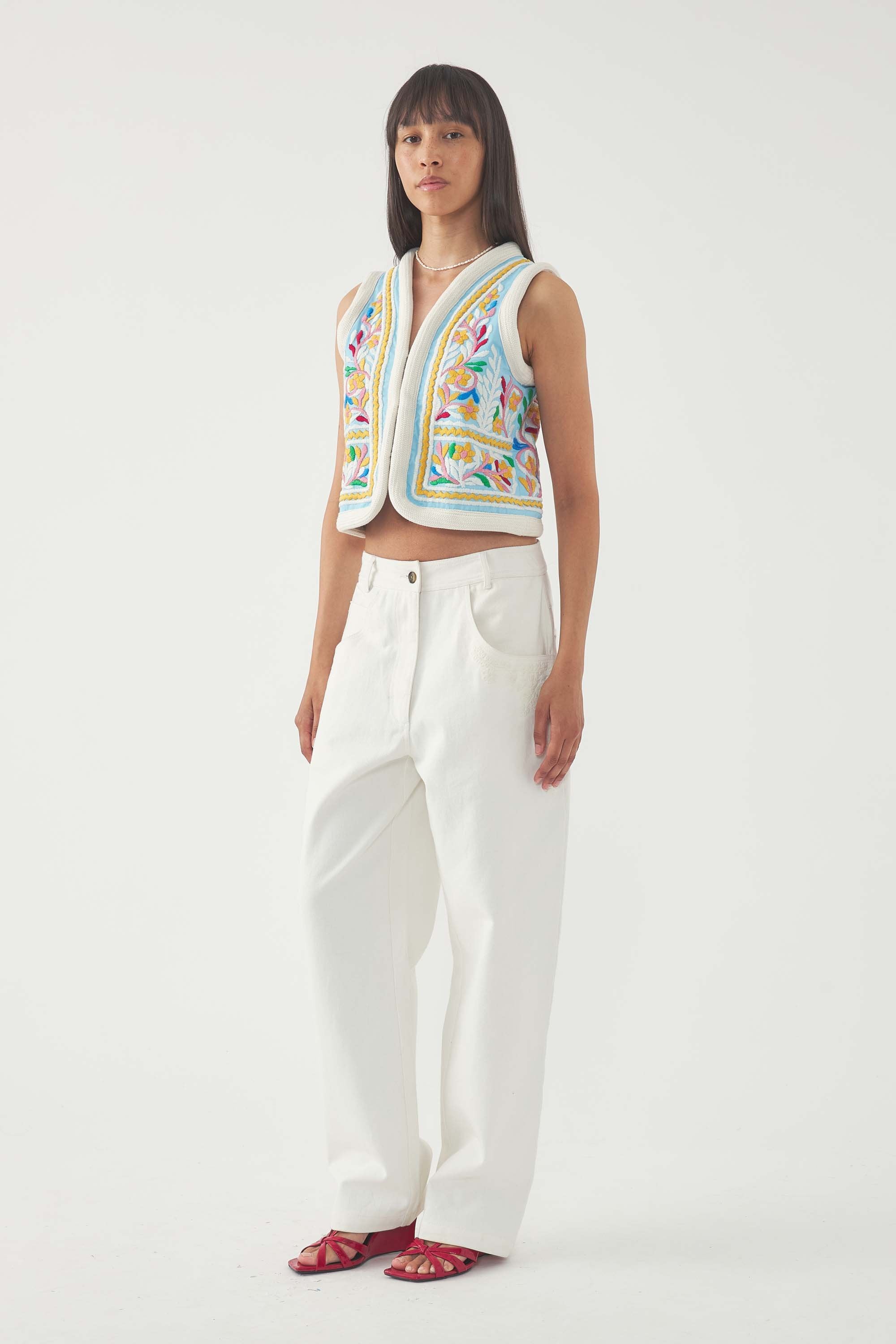Embroidered Vest Hendrix