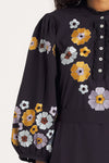 Vestido maxi bordado Amantina