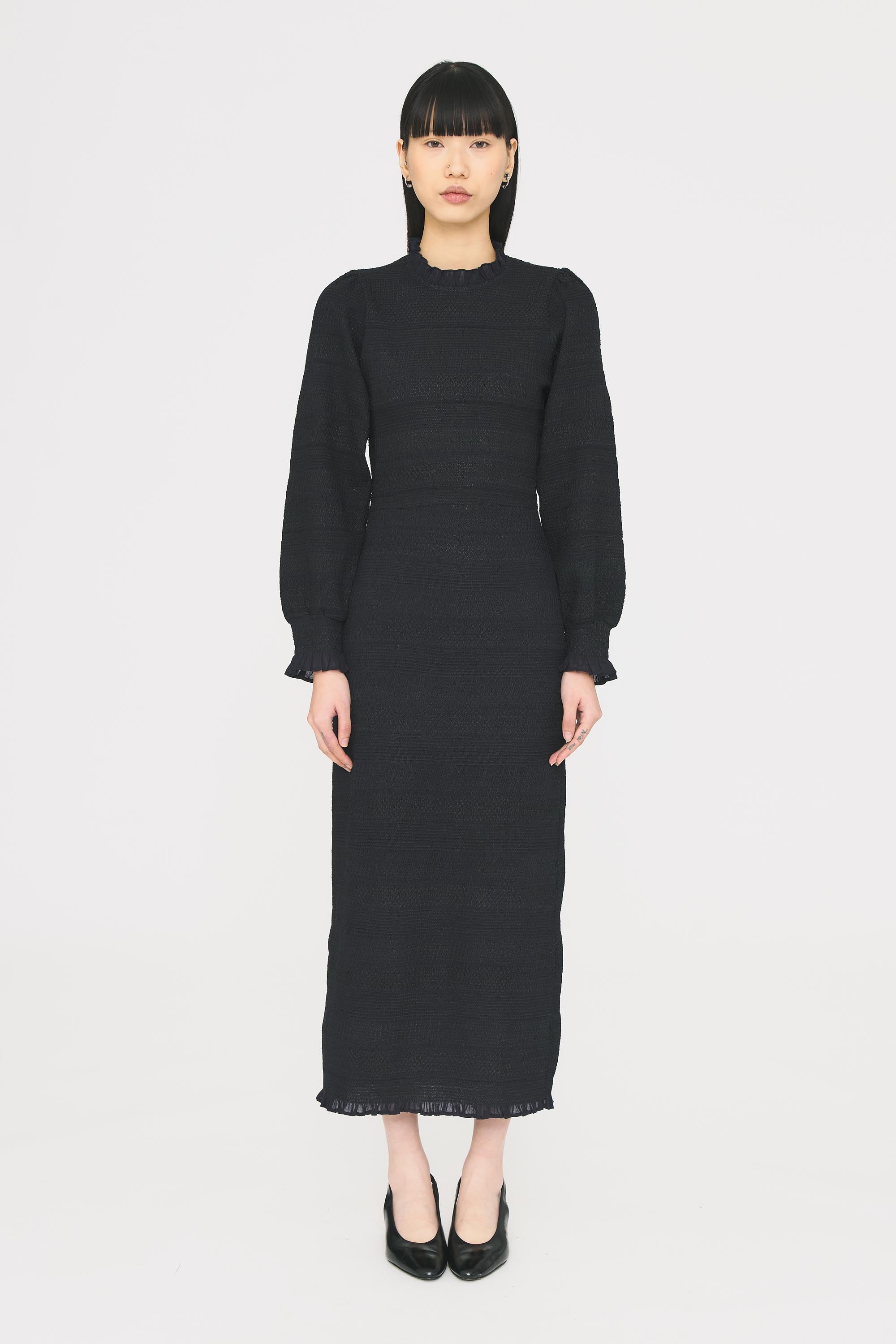 Elisa smocked dress