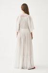 Langes Rüschenkleid Ayo