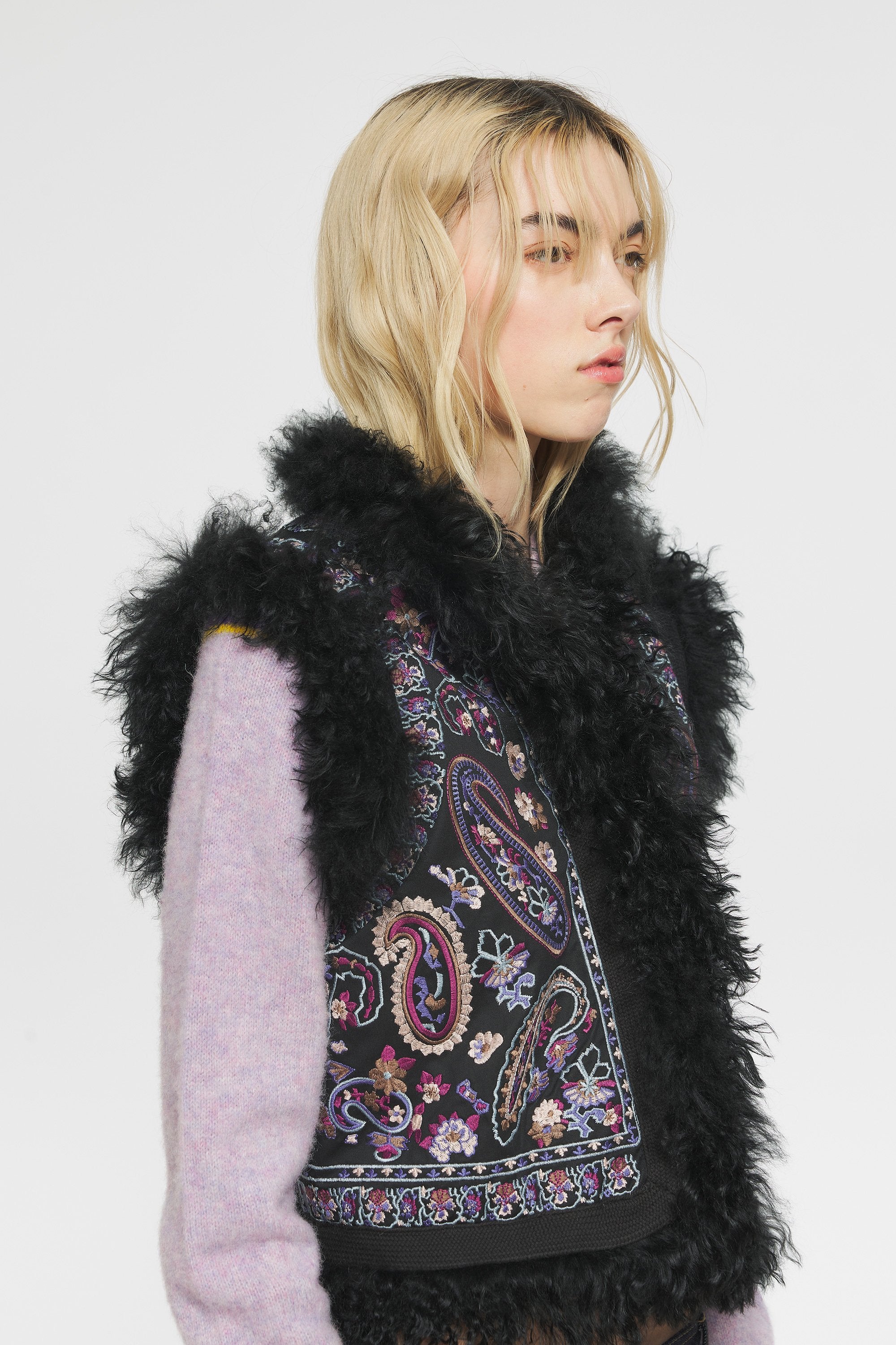 Gilet brodé Roza