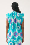 Print sleeveless top Suny
